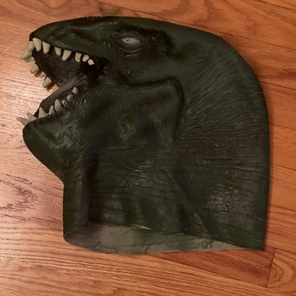 Vintage 1997 Jurassic Park T-Rex Dinosaur Halloween mask - Picture 4 of 7